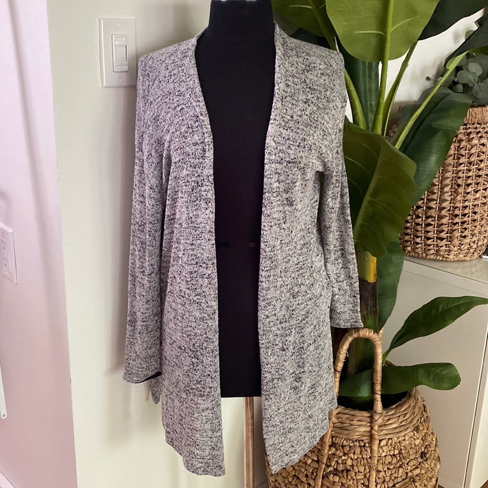 H&M Heather Grey Open Cardigan